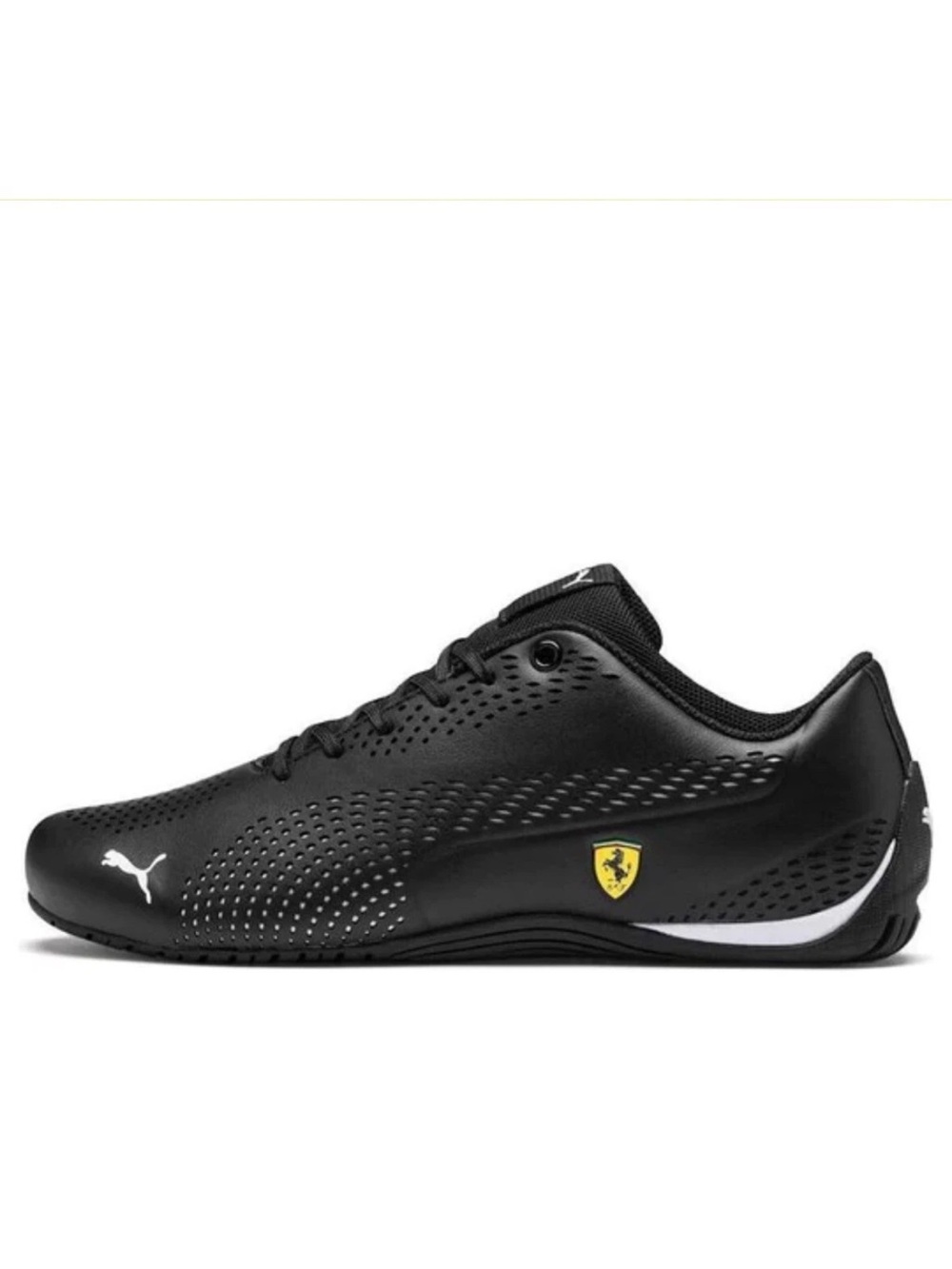 PUMA Scuderia Ferrari Drift Cat 5 Black Men Shoes Size 8.5 (41)